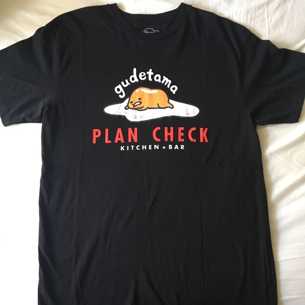Gudetama Sanrio Limited Edition Plan Check Shirt